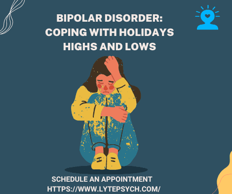 The Holiday season is usually associated with happiness but for those living with bipolar disorder in the festive time, it can be quite challenging. 