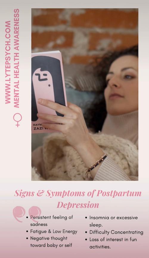 Signs & Symptoms of Postpartum Depression