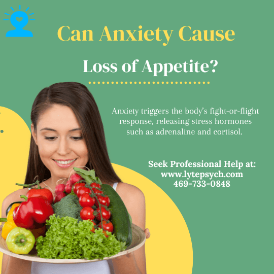It’s common to think of anxiety as something that only affects your mind, but the truth is, anxiety can have a powerful impact on your body too — including your appetite. Many people notice that when they feel anxious, they skip meals, feel full after just a few bites, or simply have no desire to eat at all.